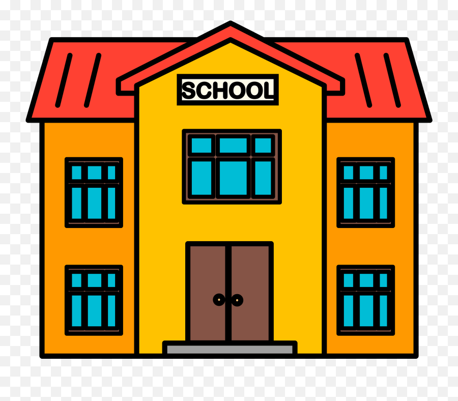 School House Clipart Free Download Transparent Png Creazilla - Vertical Emoji,Back To School Emoji