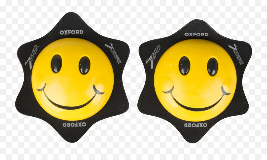 Oxford Smiler Knee Sliders - Yellow Happy Emoji,Motorcycle Emoticon
