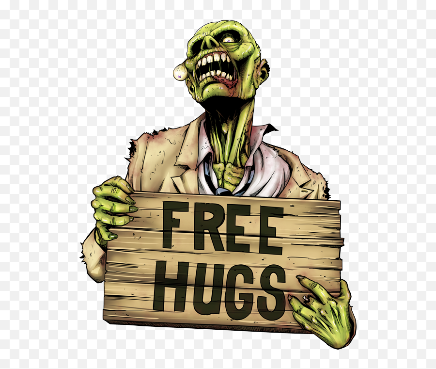 Walking Dead Zombie - Supernatural Creature Emoji,Funny Hugs & Kisses Emojis