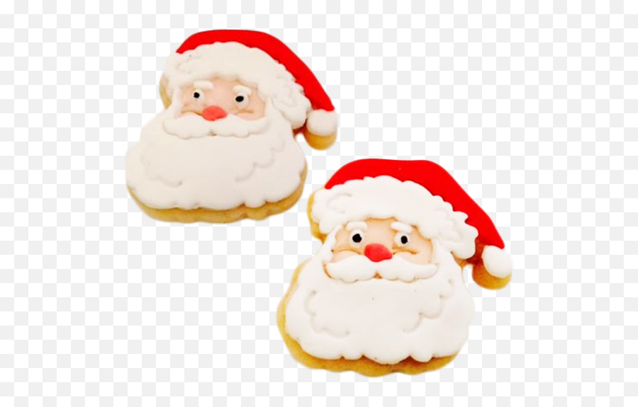 Christmas U2013 Wwwbrookiescookiesnyccom - Christmas Santa Claus Cookies Png Emoji,Emoji Christmas Sweater