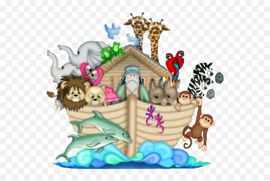 Home Décor Noahs Ark The Animals Came Two By Two Wall - Cartoon Animal Ark Emoji,Big Emoji Wall Stickers