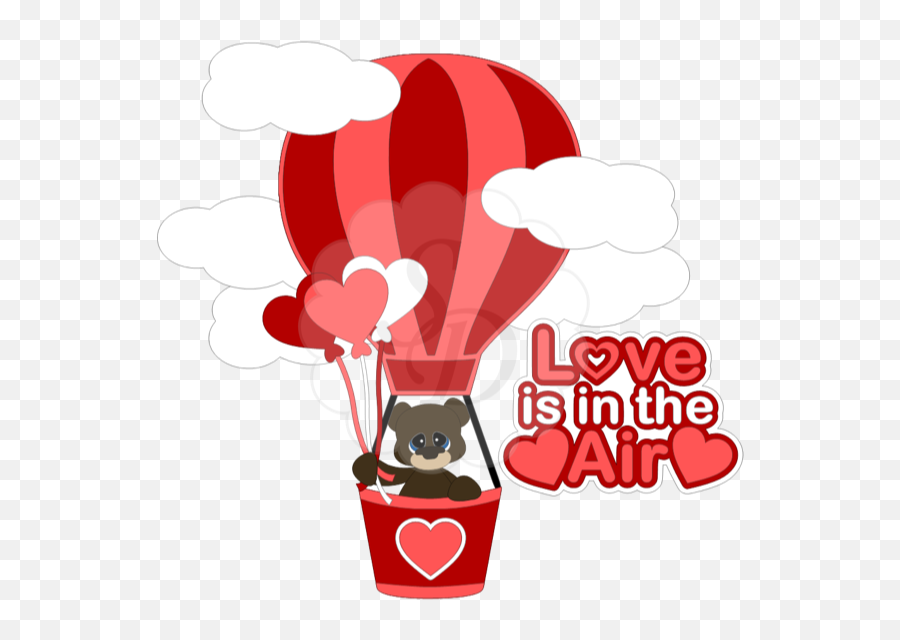 Download Hd Love In The Air - Hot Air Balloon Transparent Emoji,Hot Love & Emotion Virginelle