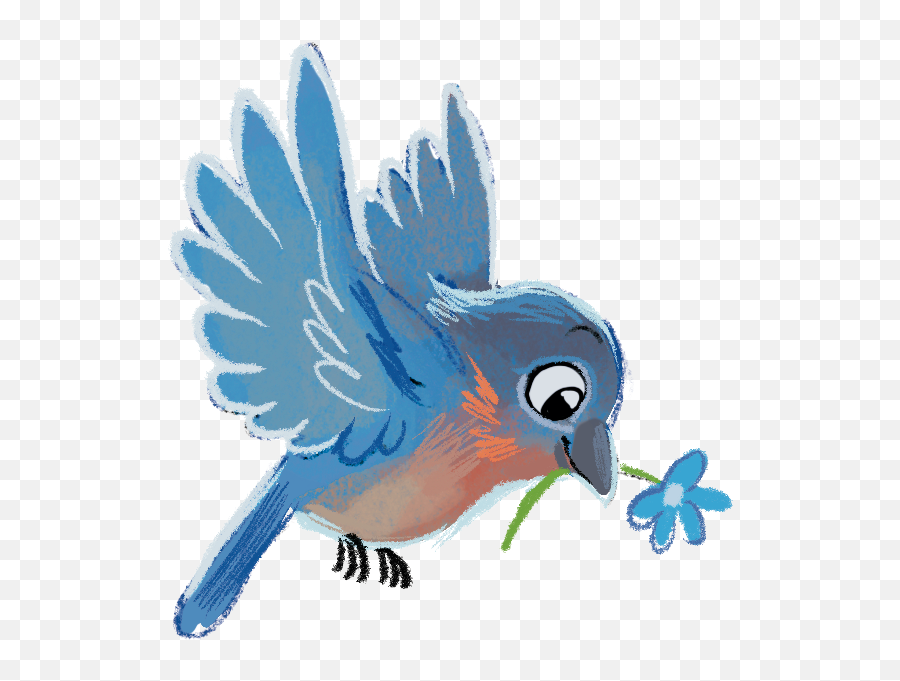 About The Book - Rise Up Little Bluebirds Emoji,Emotion Flower Clipart