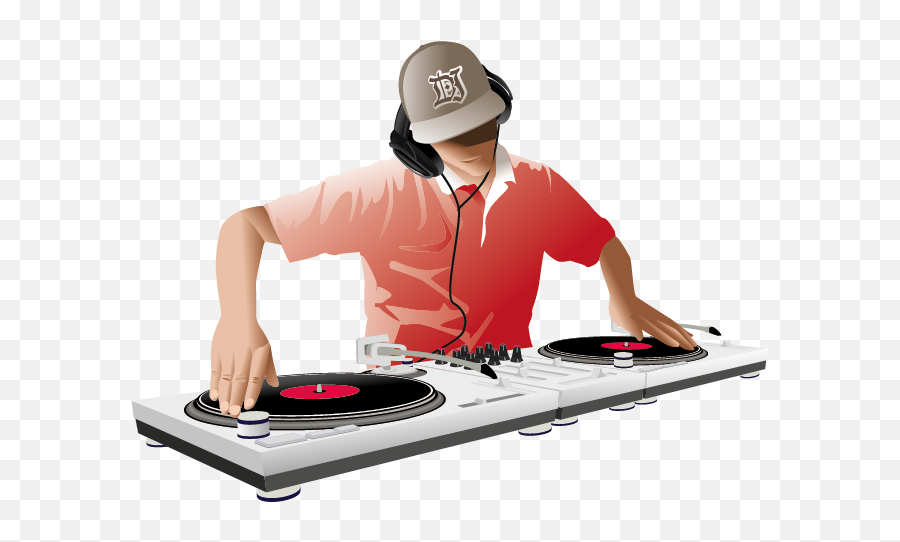 Sticker Dj Platines Musique - Music Clipart Full Size Emoji,Emoji Mac Decal