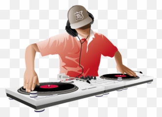 Sticker Dj Platines Musique - Music Clipart Full Size Emoji,Emoji Mac Decal
