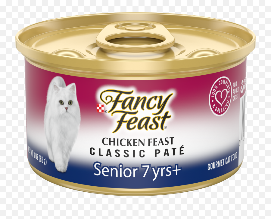 Fancy Feast High Protein Senior Pate Wet Cat Food Chicken Emoji,Cat Emotion Pancake Video