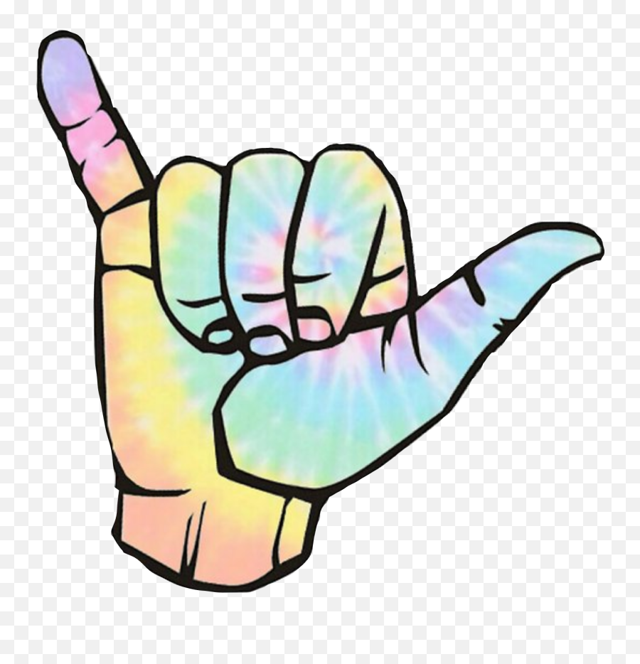 Arm Hand Hipster Hipica Cool Sticker - Aesthetic Stickers Hang Loose Emoji,Call Me Hand Emoji