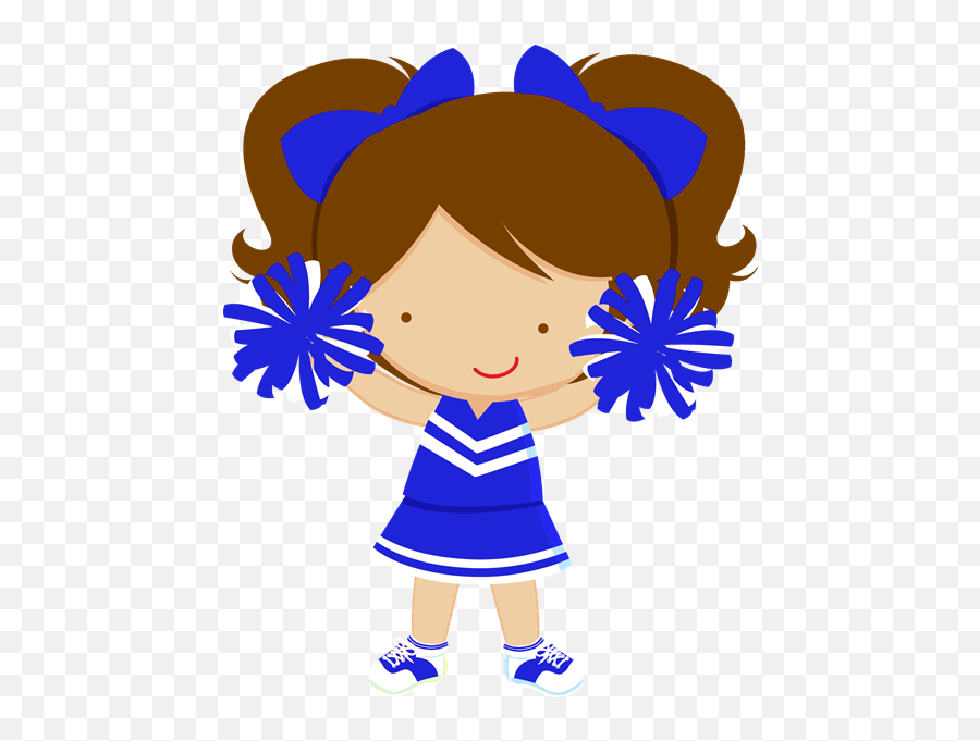 Cheerleader Clipart Emoji Cheerleader - Little Girl Cheerleader Clipart,Megaphone Emoji