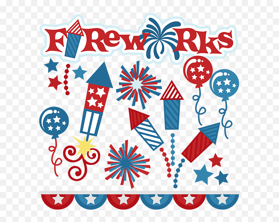July Clipart Firworks July Firworks - Cartoon Cute Fireworks Clipart Emoji,4th Of July Fireworks Emoji