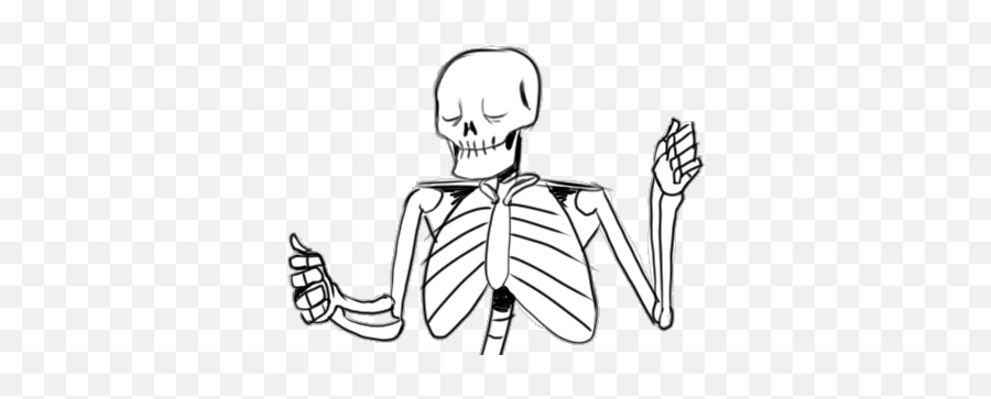 Groove - Duane Skeleton Emoji,Doot Doot Emoji