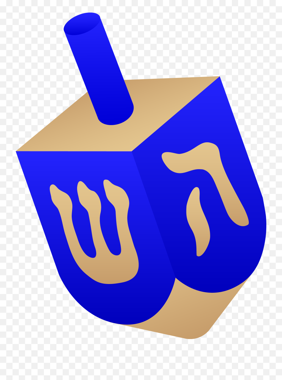 Pictures Of Dreidels - Transparent Dreidel Clipart Emoji,Hanukkah Emoticons