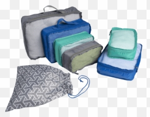 Bhg 7 - Piece Premium Packingstorage Cube Set Microfiber Emoji,Emoji Drawstring Backpacks