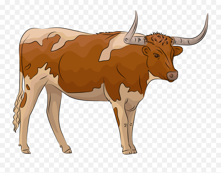 Texas Longhorn Clipart - Animal Figure Emoji,Texas Longhorns Emoji