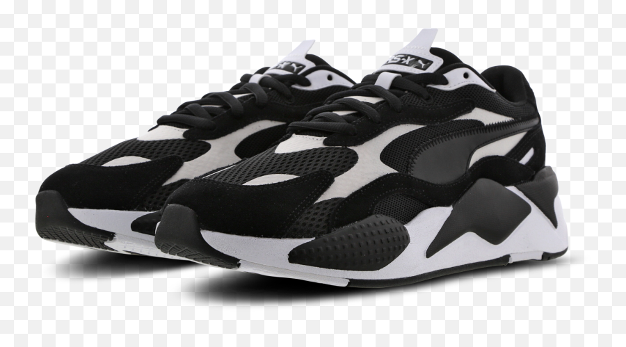 Skloni Prljav Elektrifikovati Puma Rs X Black And White - Puma Rsx3 Super White Black Emoji,Puma Emoji