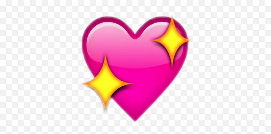 Sparkle Heart Emoji Png - Sparkling Heart Emoji Png,Sparkle Eyes Emoji
