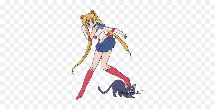 Serena Otherwise Known As Sailor - Sailor Moon Usagi And Cat Emoji,Super Sailor Moon S Various Emotion Tutorial