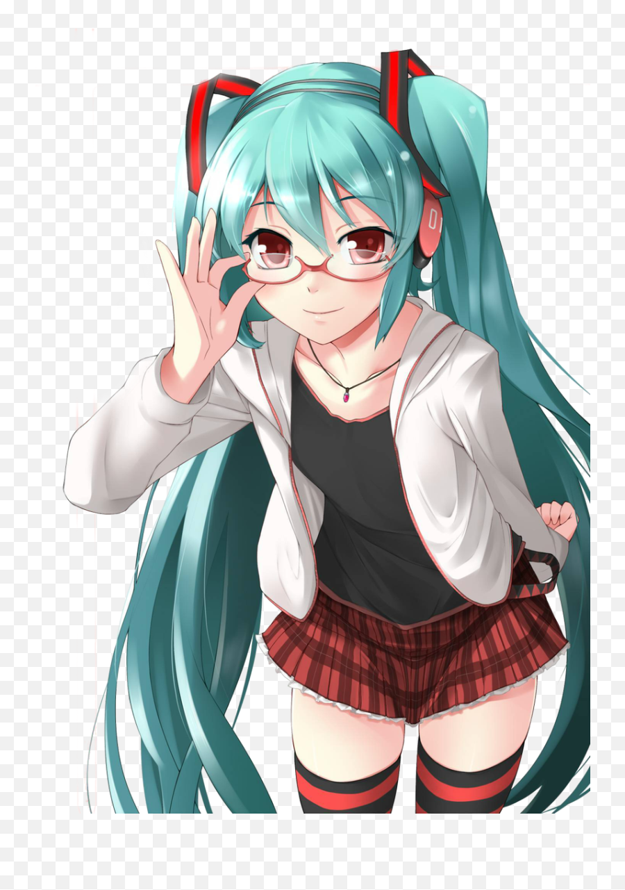 Goshitatsu Spring On Twitter Próximos Cosplays - Hatsune Miku With Glasses Png Emoji,Kise Ryouta Emoticon