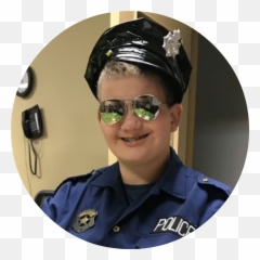 Autism And Halloween - Military Rank Emoji,Police Officer And Scared Kid Story Emotion