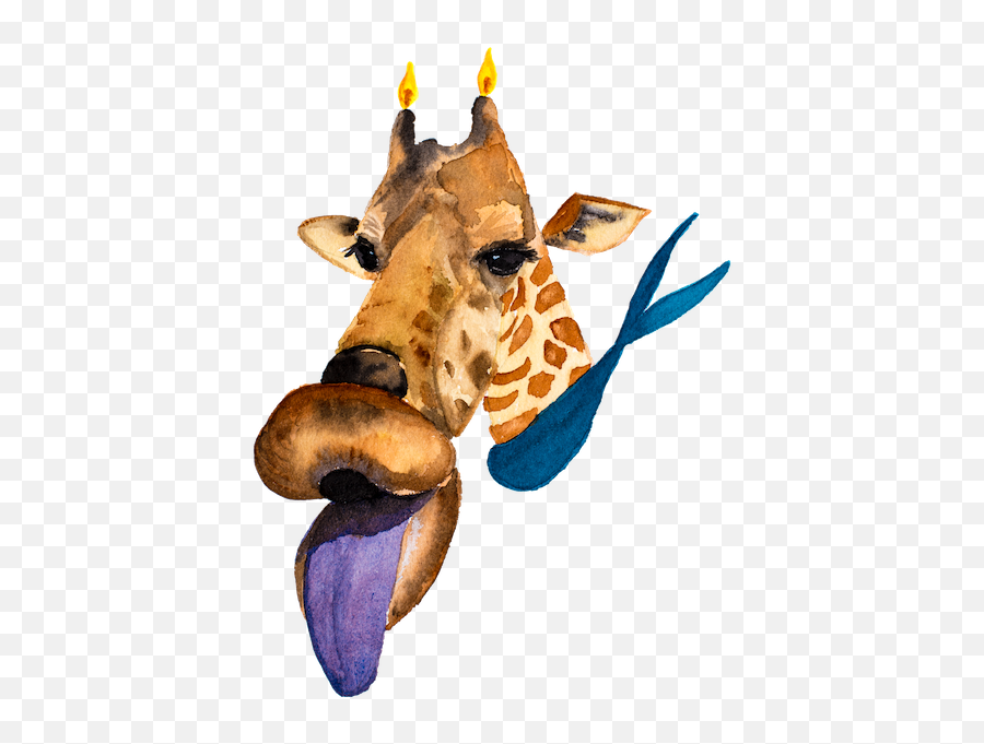 Sticky Animals By Arnaud Van Der Vorst - Northern Giraffe Emoji,What Creature Represents Emotion