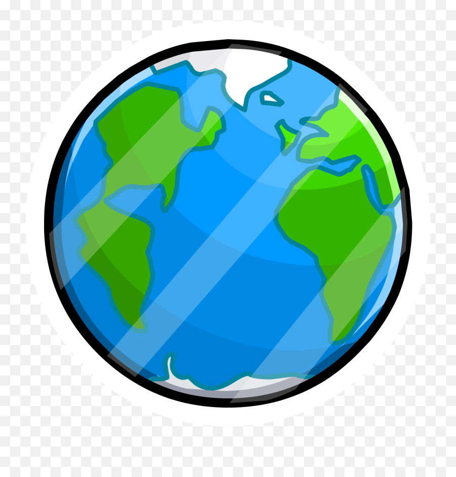 Globe Pin - Club Penguin Pin Png Emoji,Globe Emojis Discord