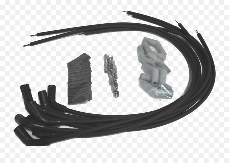 Scott Spark Plug Wire Kit Wsleeve - Ls Coil Pack Spark Plug Emoji,Emoticons For Hot Coil