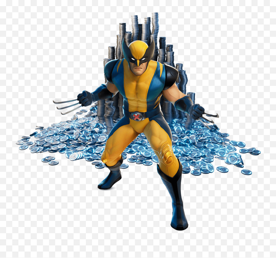 Xmen Fortnite Marvel Wolverine Sticker - Skin Wolverine Fortnite Png Emoji,Fb Marvel Wolverine Emoji