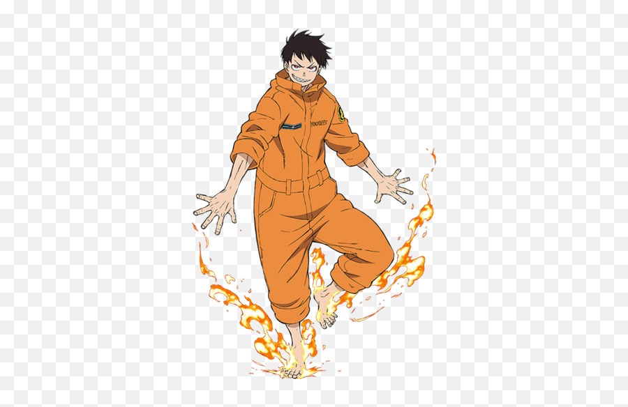 Fire Force Special Fire Force Company 8 Characters - Tv Fire Force Shinra Emoji,Art Fires The Emotions