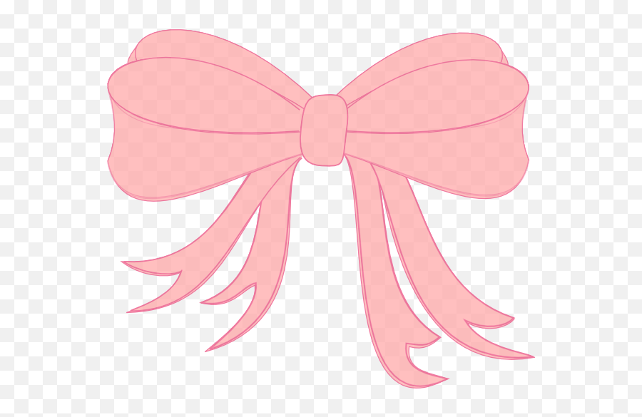 Computer Icons Ribbon Clip Art - Pink Bow Png Download 600 Transparent Background Pink Bow Clipart Emoji,Bow Emoji Transparent