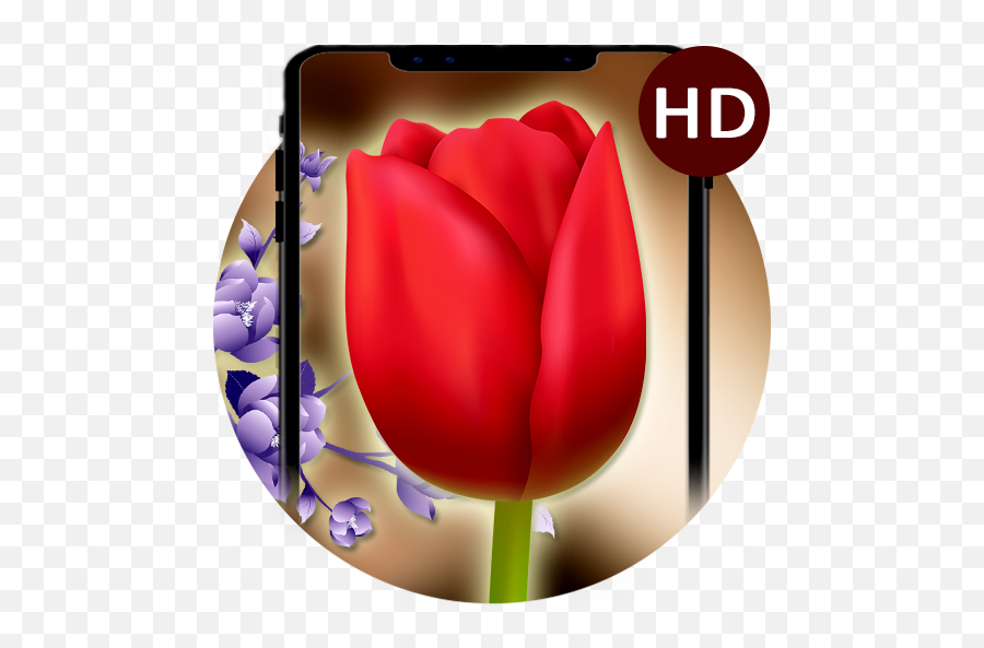 Galaxy Flower Animated Wallpaper With Emoji,Spring Flowers Emojis
