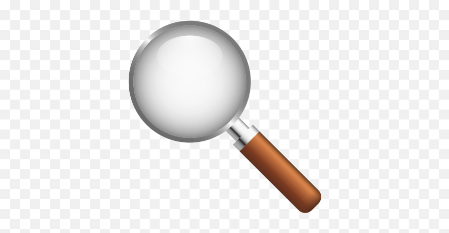 Icono De Magnifying Glass Tilted Left Estilo Emoji - Solid,Etiquetas Para Aguas De Emojis