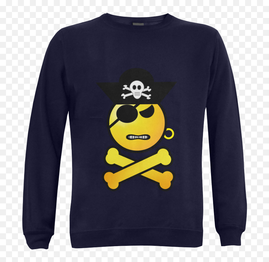 Pirate Emoticon - Long Sleeve Emoji,Different Frowning Emojis