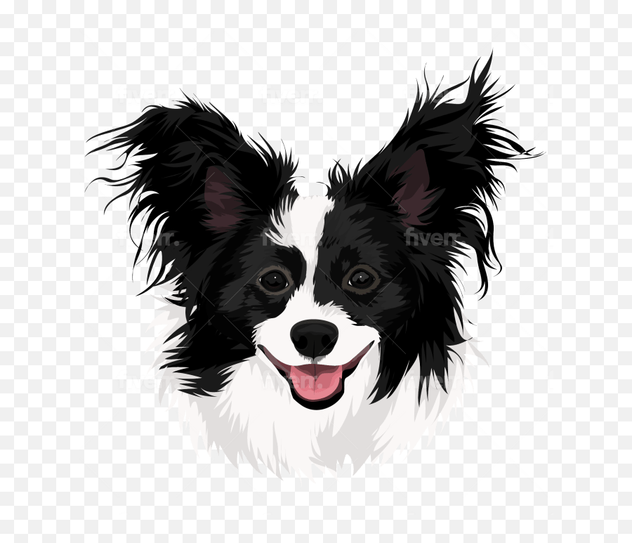 Do Dog Cat Pet Animal Portrait Drawing Vector Illustration - Northern Breed Group Emoji,Labradoodle Emoji