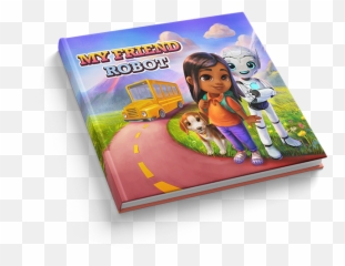 My Friend Robot - Personalized Book Lionstory Fictional Character Emoji,Cute Robot Emotions