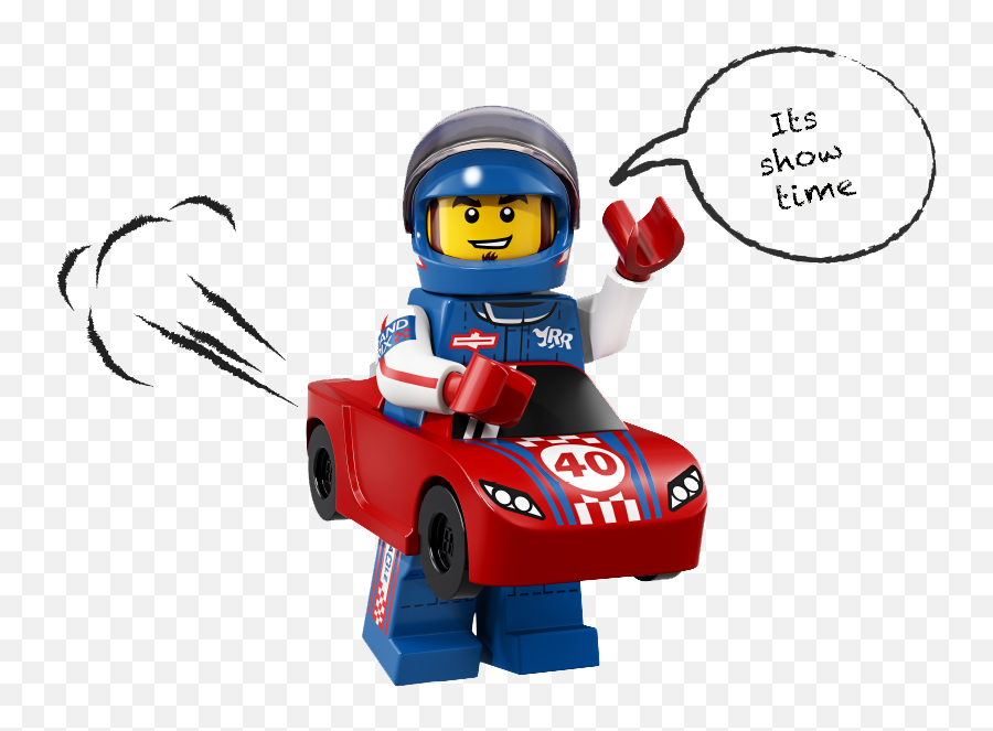 Lego Shows - Lego Minifigures Race Car Guy Emoji,Lego Emotions Hungry