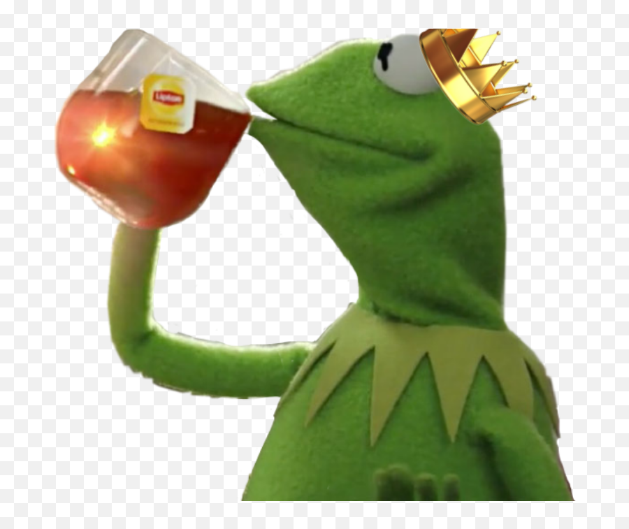 Kermitthefrog Tea Frog Lipton Tea - Needs Enemies When You Have Family Emoji,Sip Tea Emoji