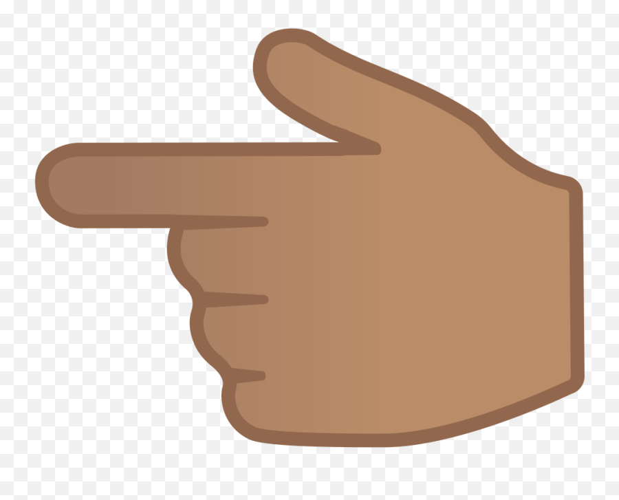 Backhand Index Pointing Left Emoji - Backhand Index Pointing Left Medium Dark Skin Tone,Horns Down Emoji