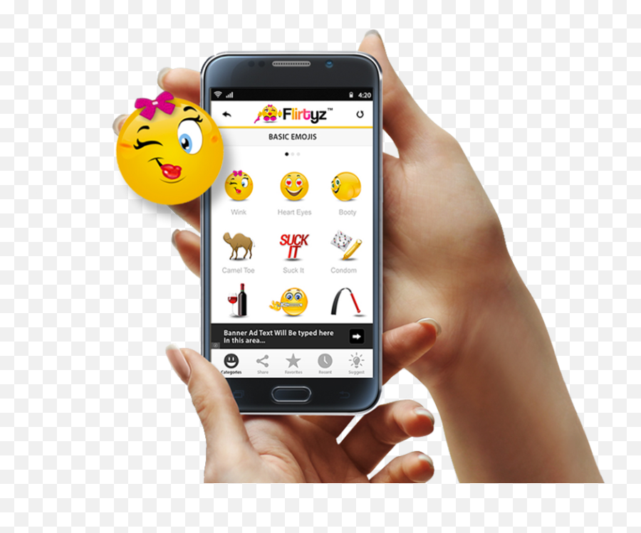 Flirtyz U2013 Fun And Humorous Flirtyz - Smart Device Emoji,Lg Emojis