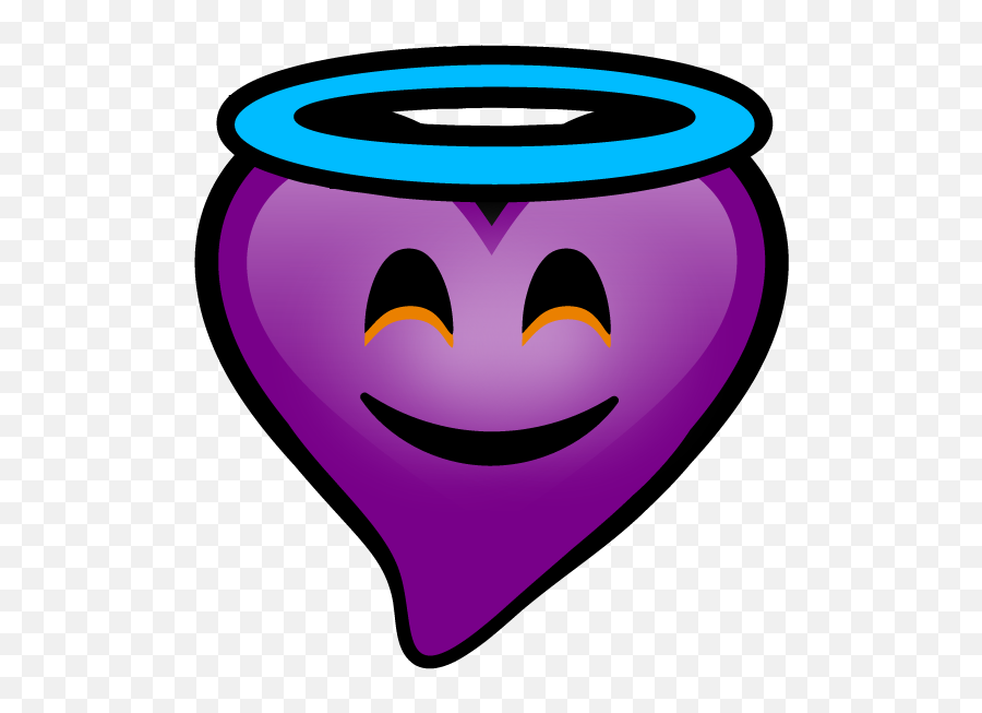 Purple Hearts Stickers By Lic Newtime - Happy Emoji,Emoji For Dating Sims