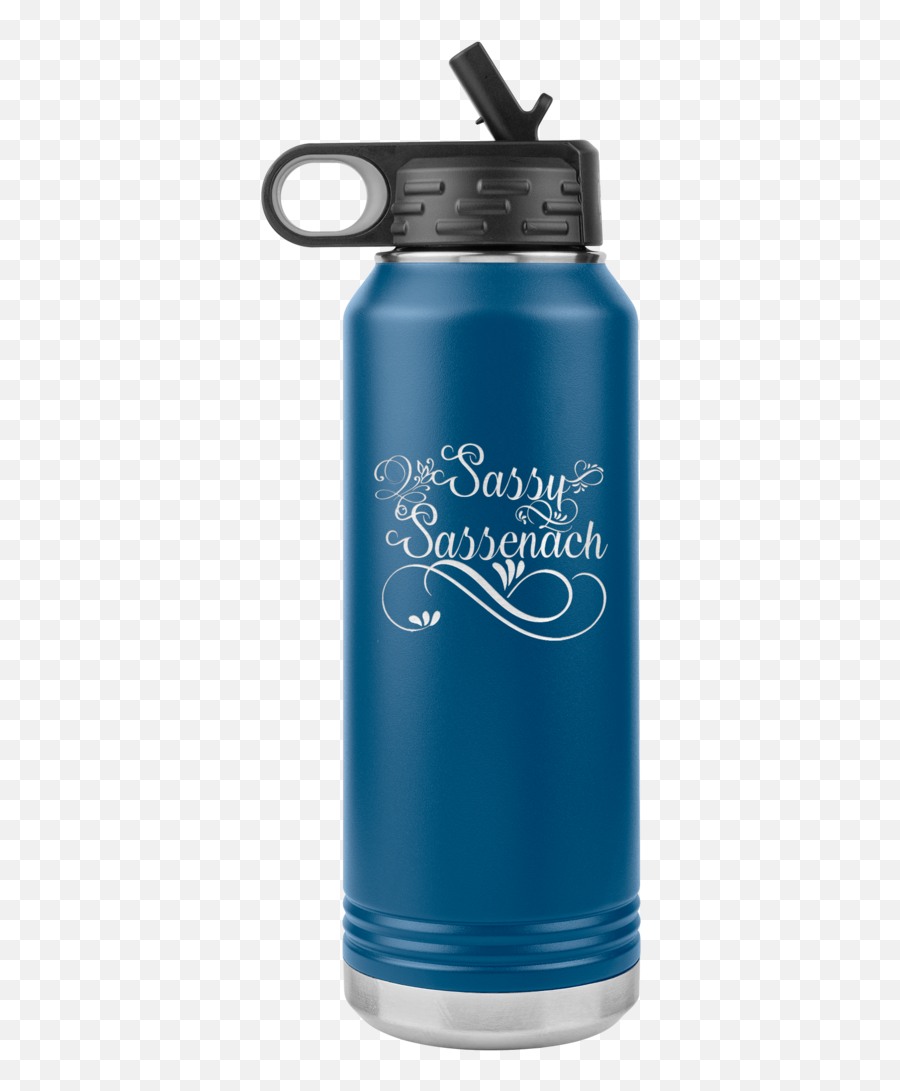 Outlander Gifts Claire Fraser Sassy Sassenach Insulated Water Bottle 32oz Etched Tumbler Emoji,Messenger Emojis Camel