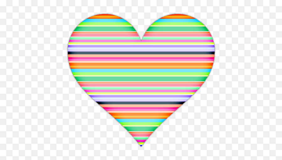 Heart With Thins Horizontal Stripes Icon Png Clipart Image Emoji,Happy Birthday Colleen Emoji