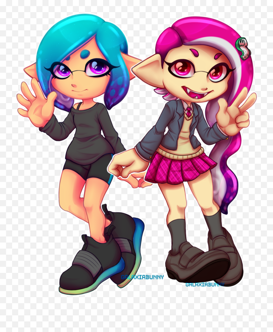 Squid Girlfriends - Splatoon Emoji,Splatoon Emojis