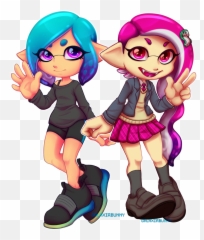 Squid Girlfriends - Splatoon Emoji,Splatoon Emojis