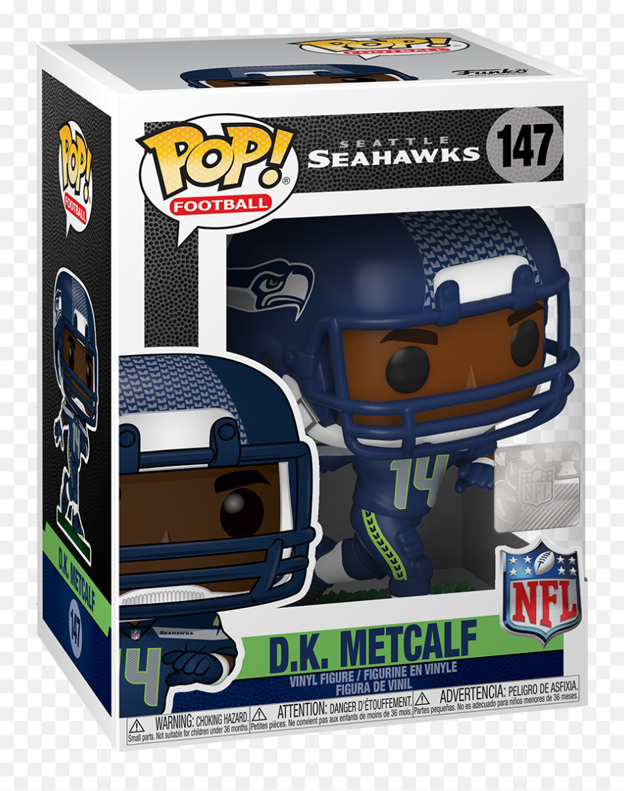 Funko Pop Nfl Seattle Seahawks - Dk Metcalf Walmartcom Emoji,Seahawks Emoticons Android