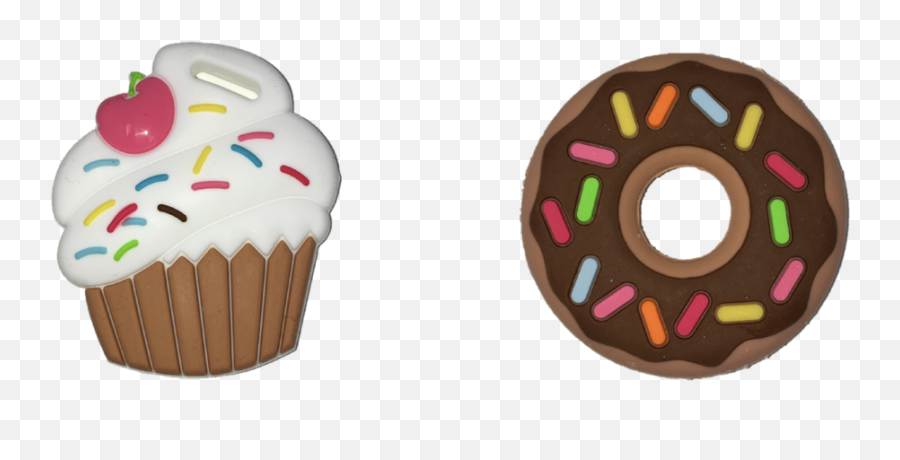 Silli Sweets 2pc Mini Teether Sets Emoji,Emojis Baking