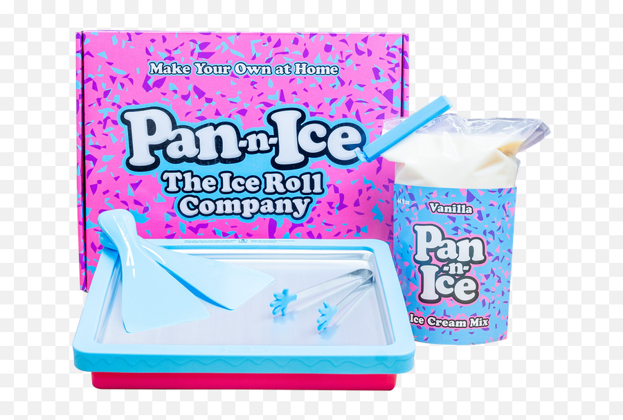 Rolled Ice Cream Starter Pack Make Ice Rolls At Home Pan Emoji,Emoji Pann