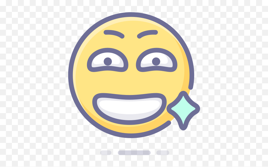 Emoji Emoticon Face Grimacing - Happy,Grimace Emoji