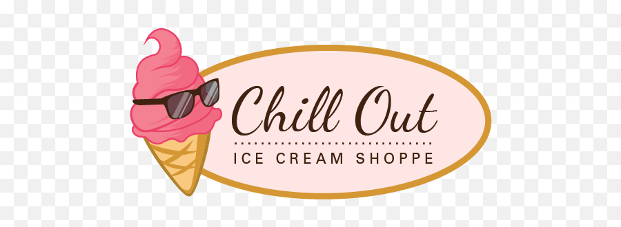 Ice Cream Logo Ice Cream Shoppe Ruesch - Logo Design Ice Cream Logo Ideas Emoji,Ice Cream Sandwich Emoji
