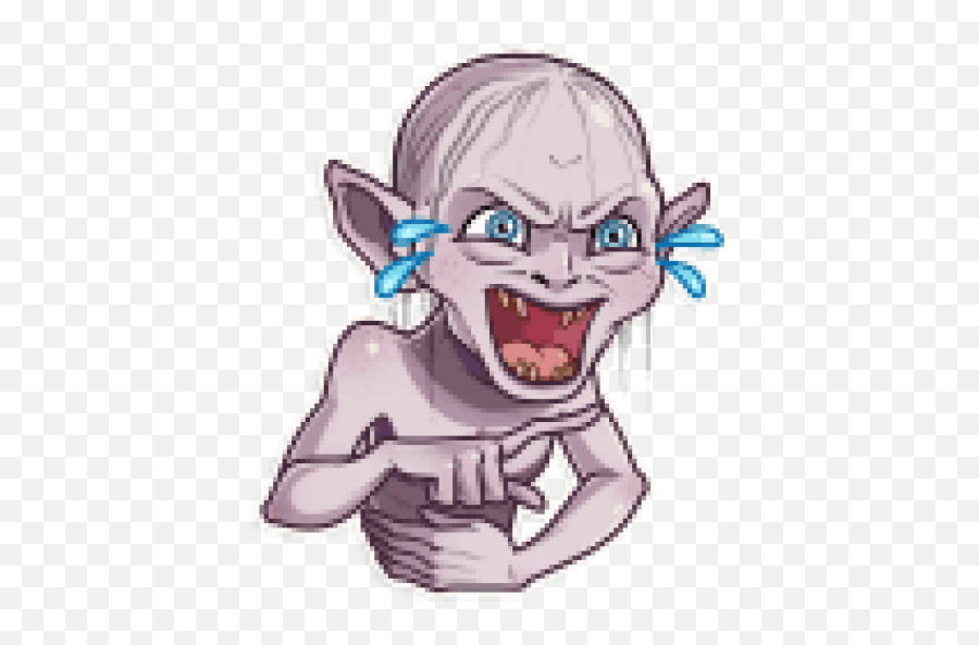 Sticker Maker - Gollum Gollum Sticker Emoji,Signification Emoji Whatsapp