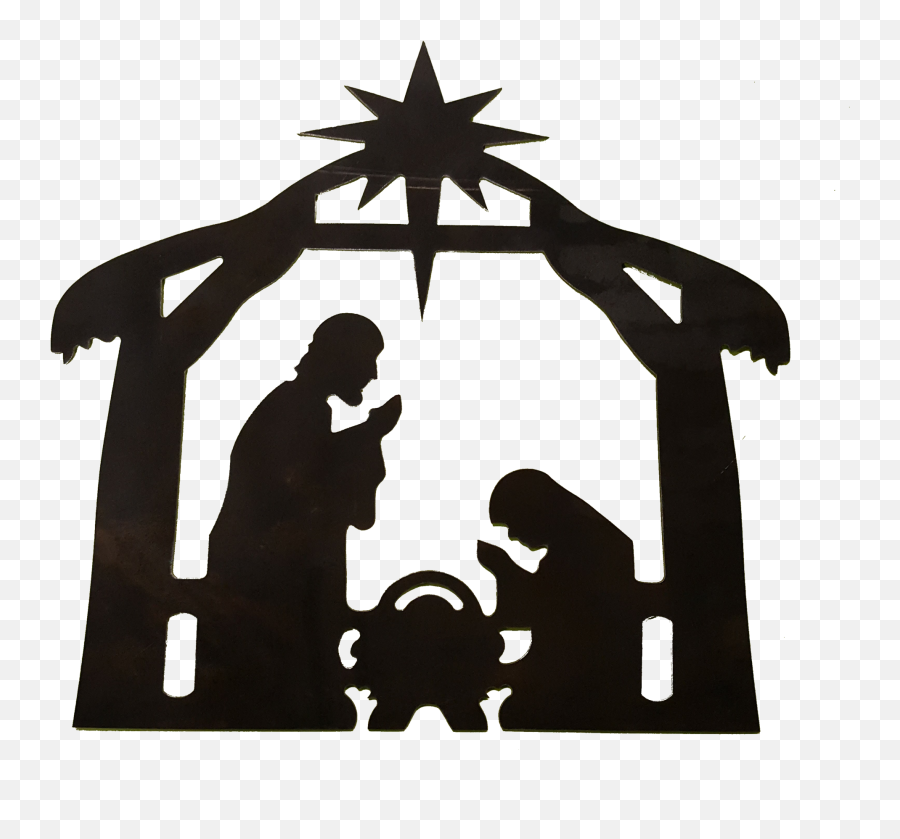 Manger Black And White Picture Best A Scene Free Puzzle On - Nativity Scene Png Emoji,Manger Emoji