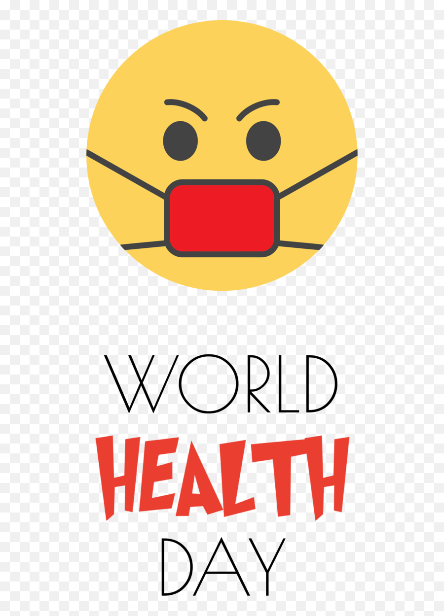 World Health Day Smile Smiley Cartoon For Health Day For - Happy Emoji,Valentine Emoticon